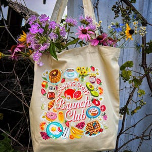 Brunch Club Organic Cotton Tote Bag